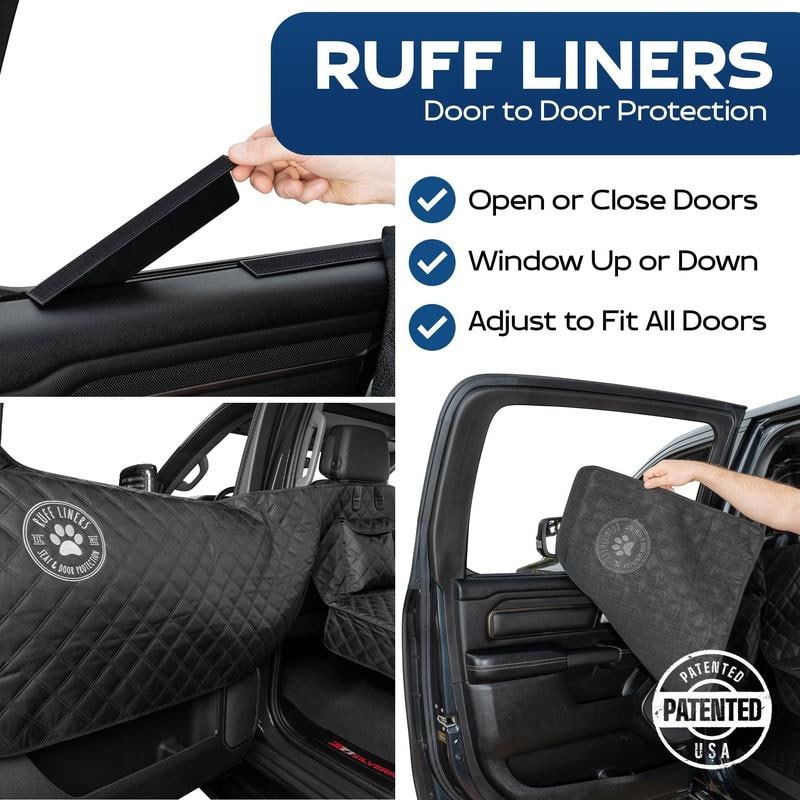 Calyva Hard Bottom Backseat Extender for Dogs with Door Protection image 2 image