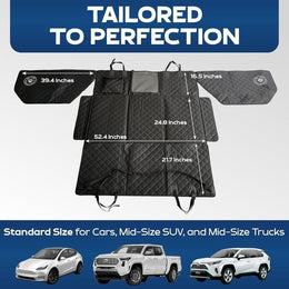Calyva Hard Bottom Backseat Extender for Dogs with Door Protection image 3