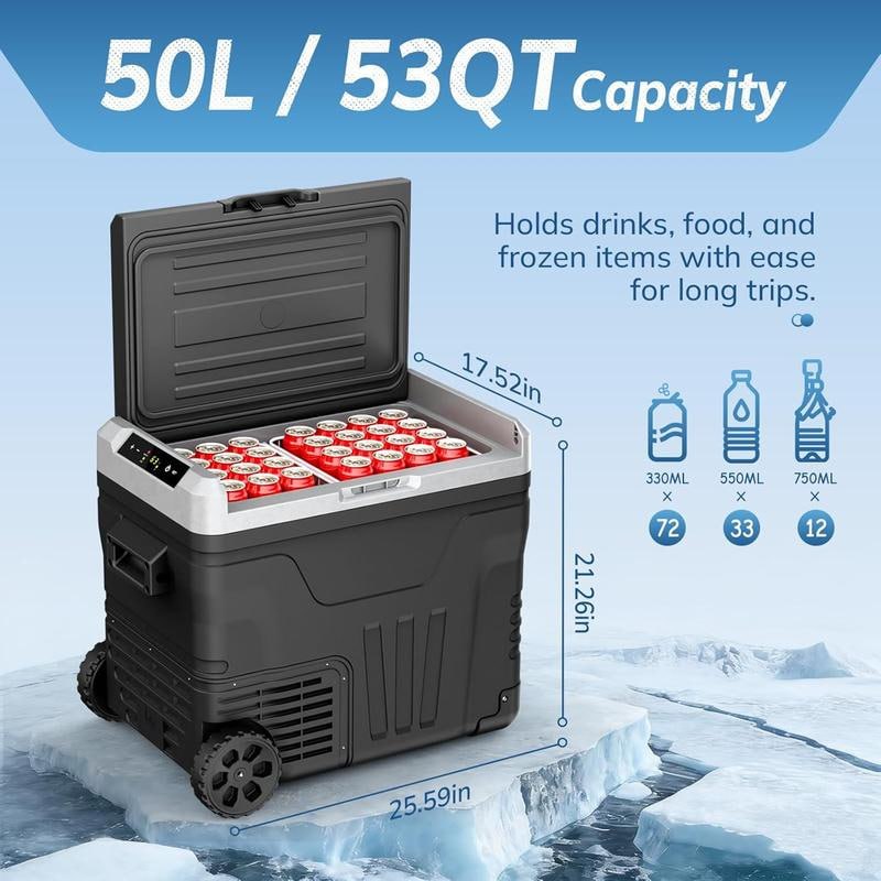 Calyva 50L Portable Car Fridge Freezer image 2 image