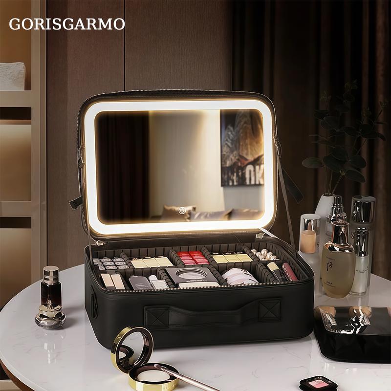 Calyva Travel Makeup Bag with LED Mirror product image 1
