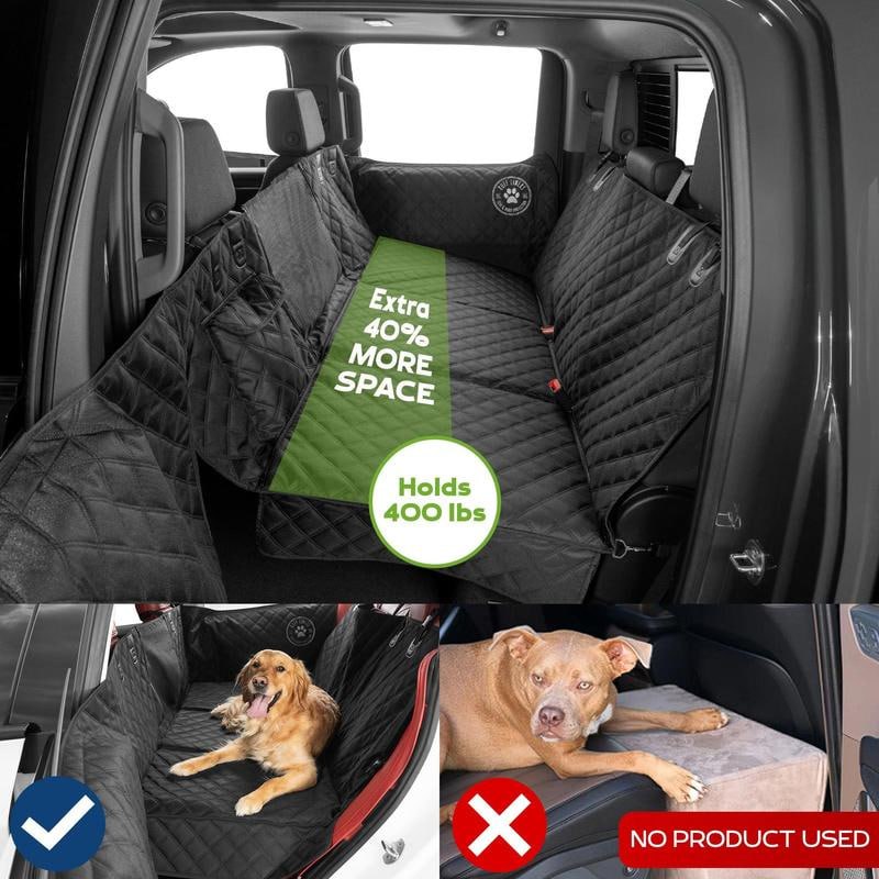 Calyva Hard Bottom Backseat Extender for Dogs with Door Protection image 5 image