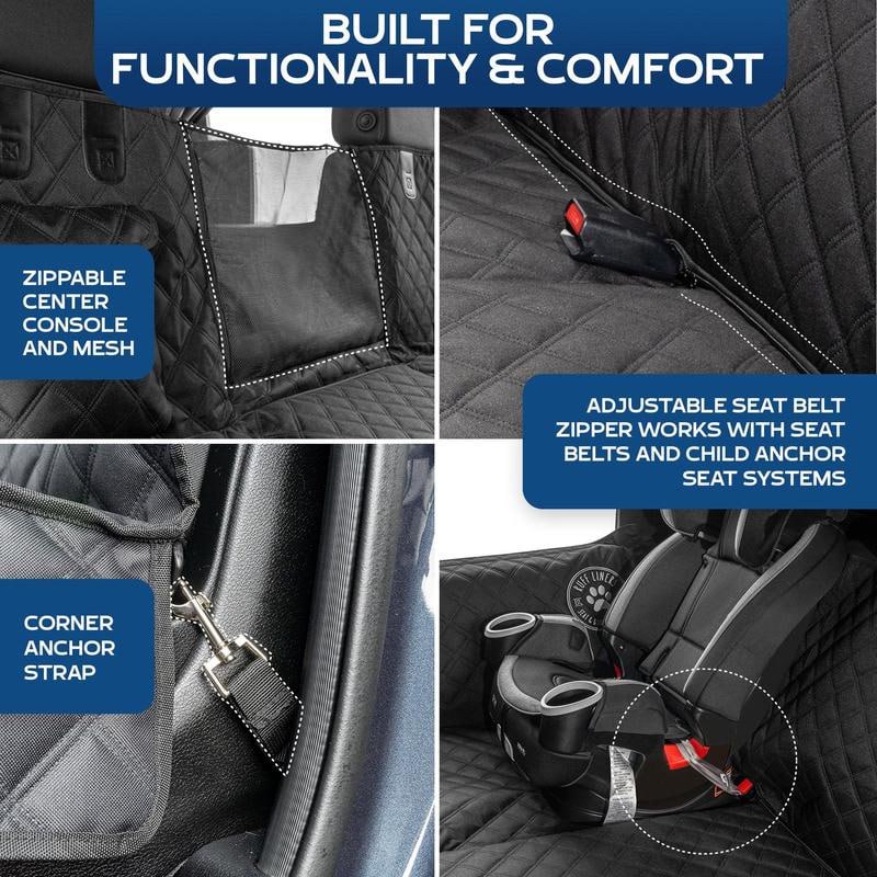 Calyva Hard Bottom Backseat Extender for Dogs with Door Protection image 6 image