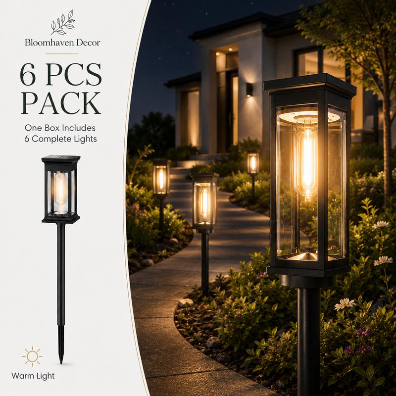 Solar Pathway Lights 6 Pack product image 1