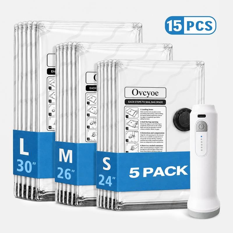 Calyva Travel Vacuum Compression Bag Set image 1